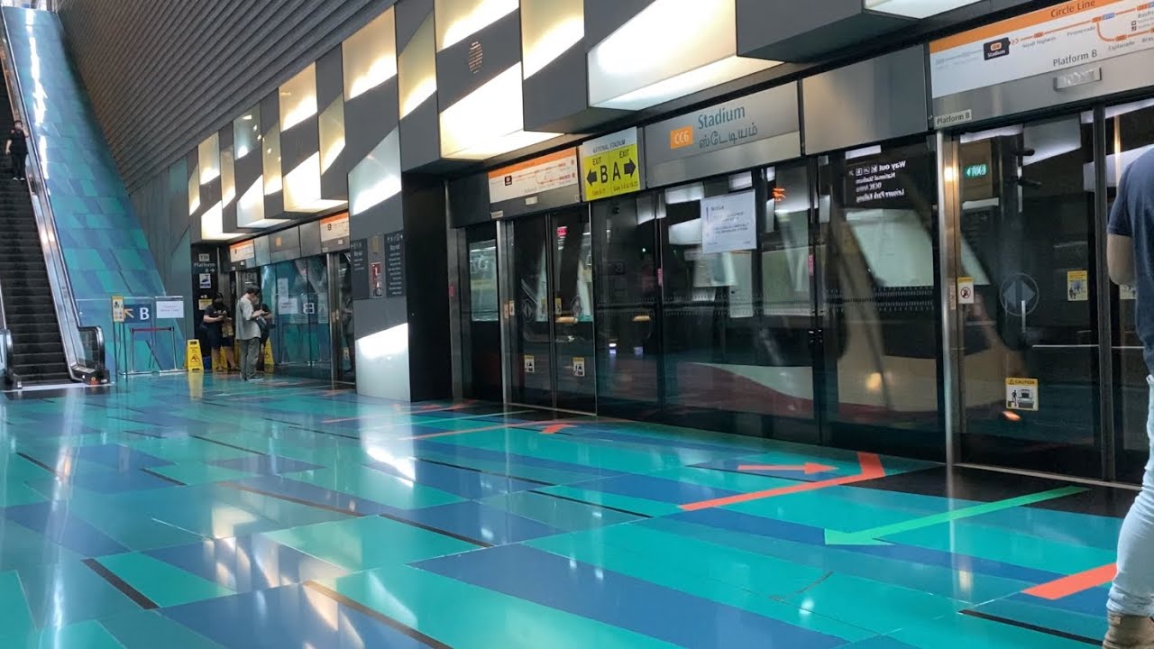 [SMRT] [Stadium Marina Bay Shuttle] Alstom Metropolis C830 [801] Stadium To Marina Bay YouTube