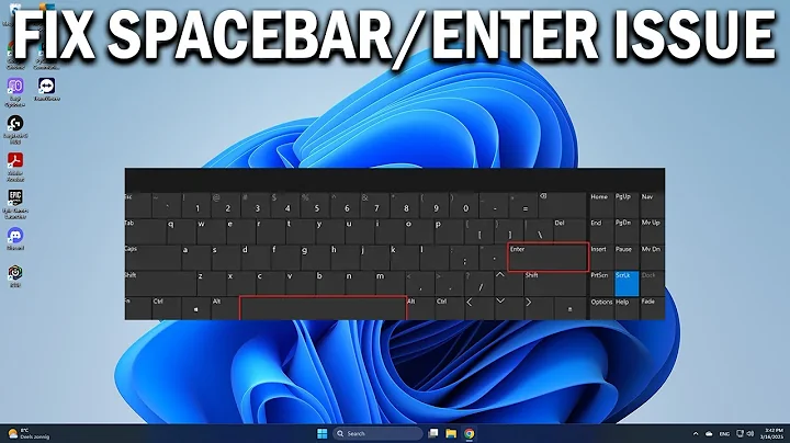 How To Fix Spacebar or Enter Key is Not Working Windows 11 & 10 - Easy Fixx