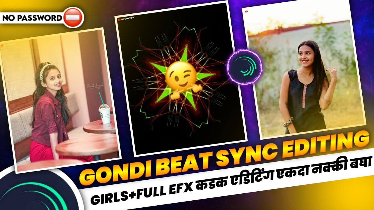Gondi Girls Beat Sync Status Editing || Alight Motion Editing Gondi || DM CREATION 
