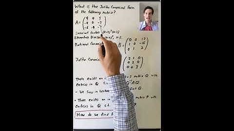 Computing Jordan Canonical Form: An Example (Algebra 3: Lecture 6 Video 2)