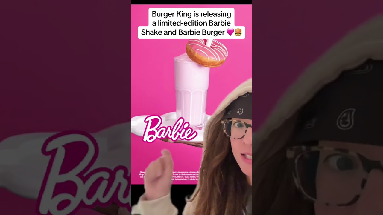 The Burger King Barbie Movie Shake and Burger