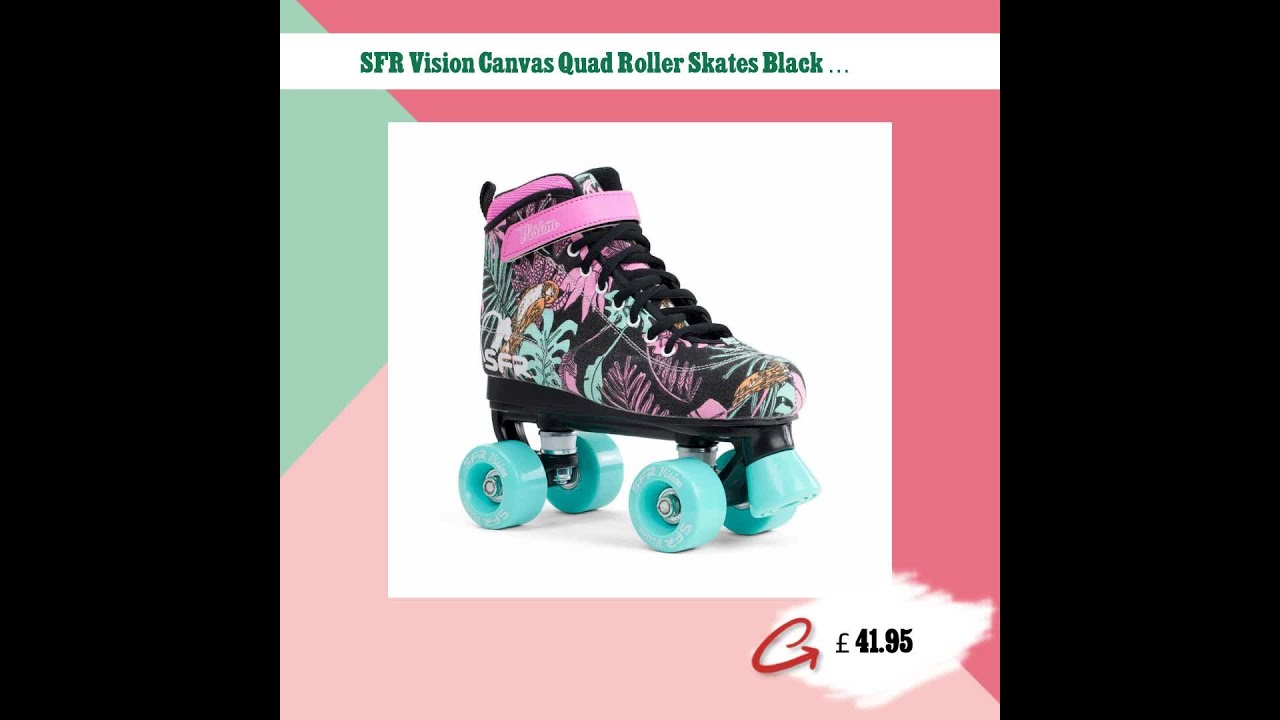 SFR Vision Roller-Skates Rétro Squod Woman Denim Canvas Heavenly Stars
