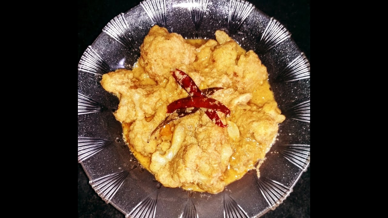 CAULIFLOWER ROAST FULKOPIR SADA ROAST BENGALI BIYEBARI STYLE