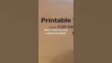 How I make my own waterproof labels? #viralvideo #label #bodybutterbusiness #diy