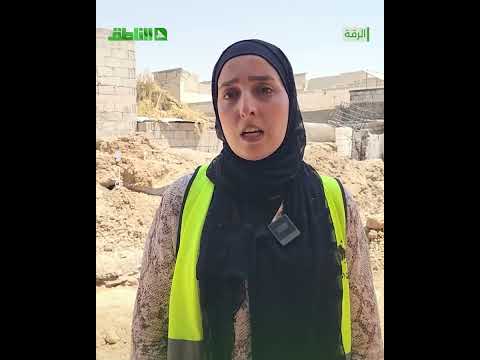 تأهيل شبكة الصرف الصحي في حي الرميلة بالرقة