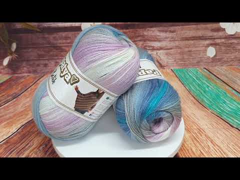 Video: Příze Papatya Batik, 554-40