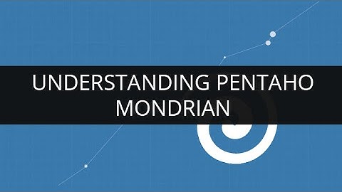 Understanding Pentaho Mondrian | Edureka