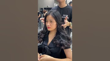 Kiểu tóc sóng Hàn Quốc - Mái Bay layer | DA Sassoonhair