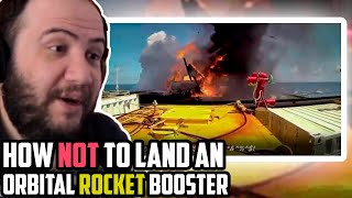How Not to Land an Orbital Rocket Booster | Space X Elon Musk Reaction -TEACHER PAUL REACTS