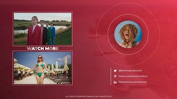 End Screen for YouTube Videos - After Effects Template