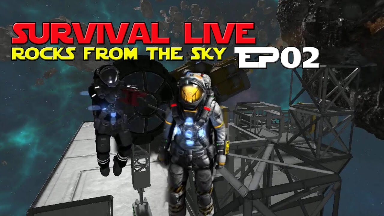 CaptainShack Live - Space Engineers Survival Ep 2 - Full Stream - YouTube