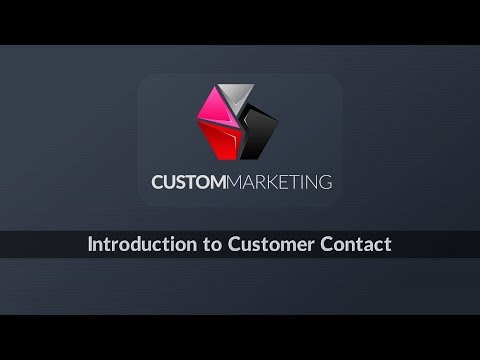 Introduction to Customer Contact