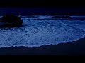 أمواج البحر في الليل فيديو يستحق المشاهدة راحة نفسية ممتعة 