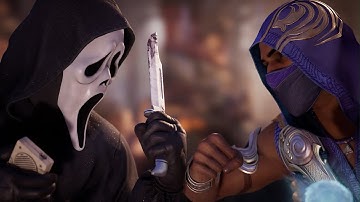 Mortal Kombat 1 - Ghostface vs Rain | All Intro/Interaction Dialogues