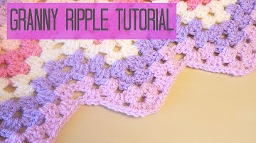 CROCHET: Chevron/Granny ripple tutorial | Bella Coco