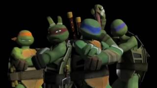 Teenage mutant ninja turtles (2012) theme song (seasons 1-4) in slow
and fast motion