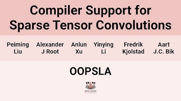 [OOPSLA24] Compiler Support for Sparse Tensor Convolutions