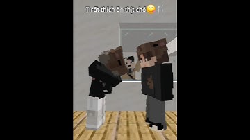 Biến thành chó có chơi với tao không #minecraft #shorts