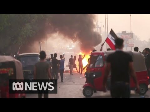 Iraq protests: Death toll from anti-government unrest nears 100 | ABC News