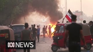 Iraq protests: Death toll from anti-government unrest nears 100 | ABC News