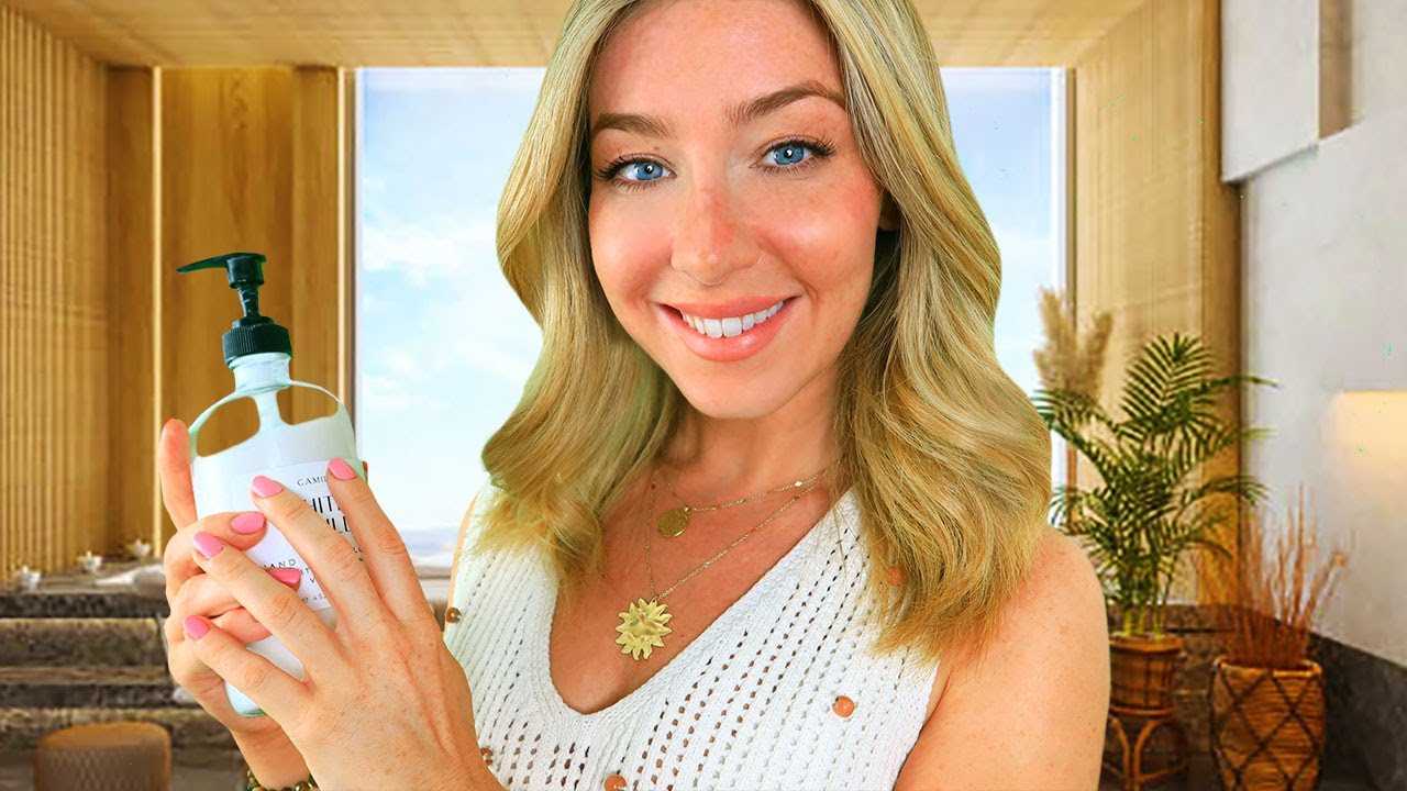 ASMR MASSAGE | Indian Head Massage & Facial Ft Realistic Soft Spoken Hotel Spa Personal Relaxation