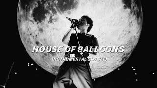 The Weeknd - House Of Balloons First Part Instrumental Slowed Reverb Thunderstorm