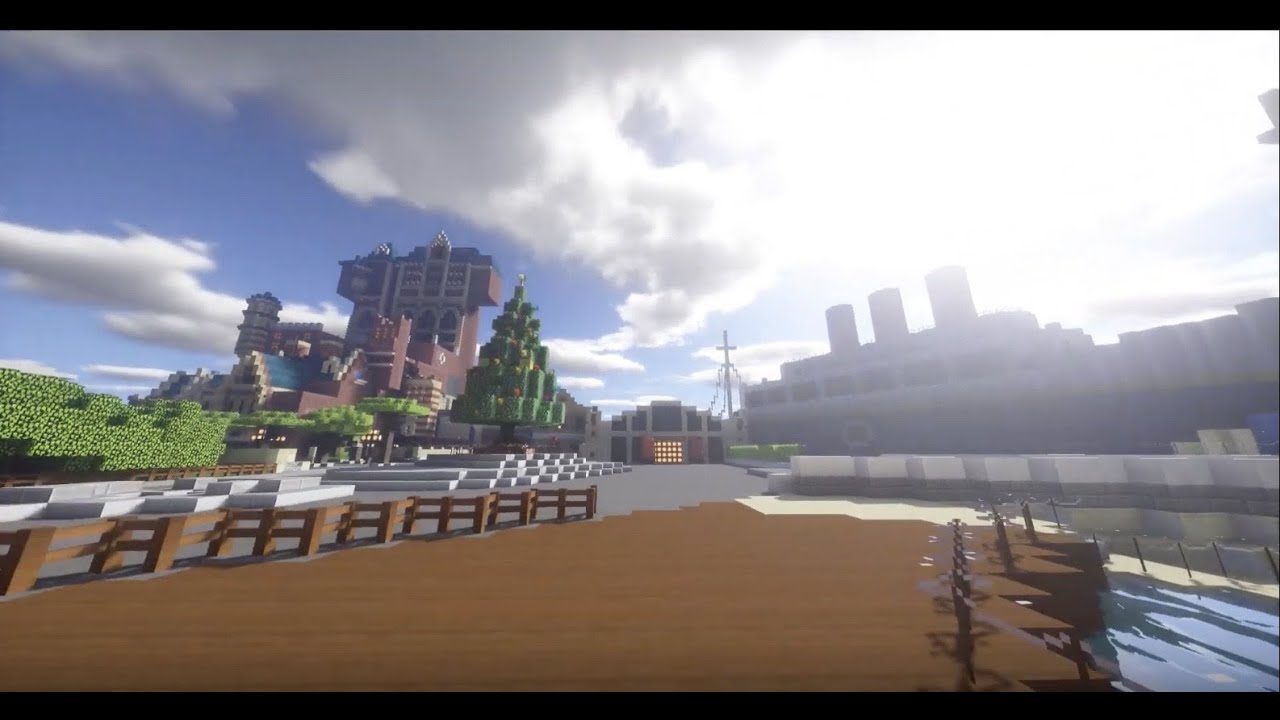 Minecraft 東京ディズニーシー再現 Tokyo Disneysea In Minecraft Youtube