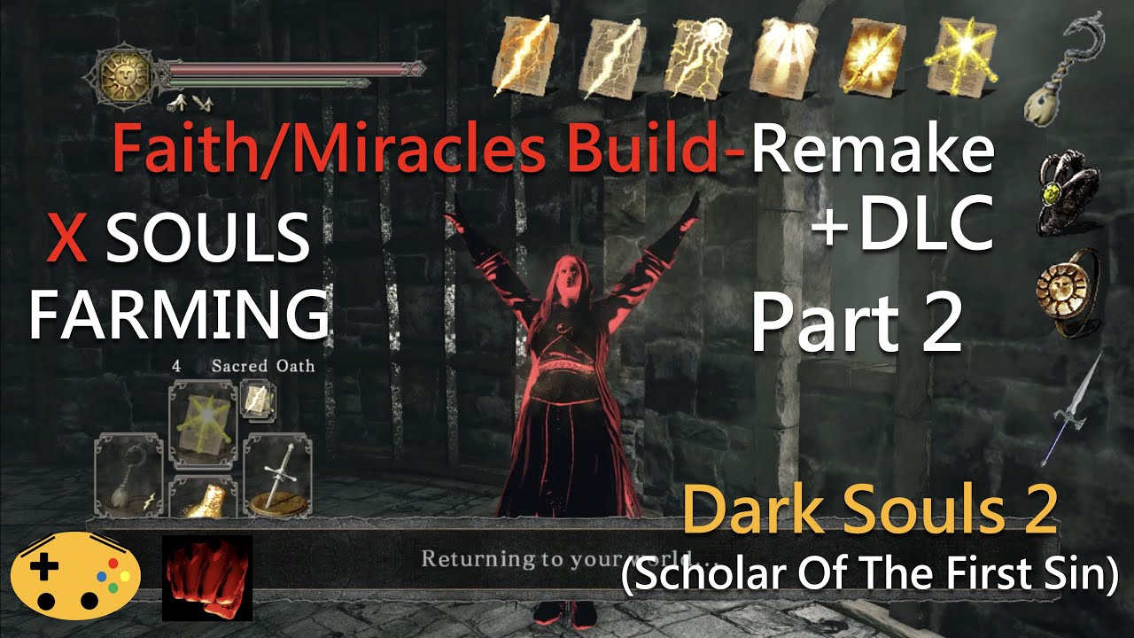 Dark Souls 2 SOTFS Overpowered Faith Build - The Seeker Of Faith 