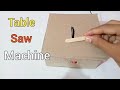 How make a table saw.// how to make a mini saw. powerful saw making