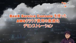 BeeX Service Consoleを使ったAWSクラウド費用の最適化デモンストレーション