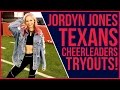 Jordyn Jones' Texans Cheer Try Out  | IN THE NFL