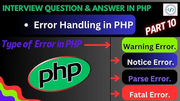 Error Handling in PHP?