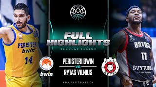 Peristeri bwin v Rytas Vilnius | Full Game Highlights | #BasketballCL 2023