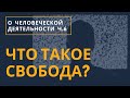 Что такое свобода? Теория человеческой деятельности ч.6  Неизвестная экономика.