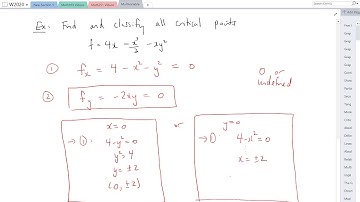 12.10 Classifying Critical Points