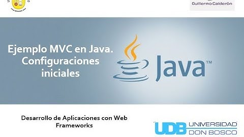Ejemplo MVC en Java. Configuraciones Iniciales