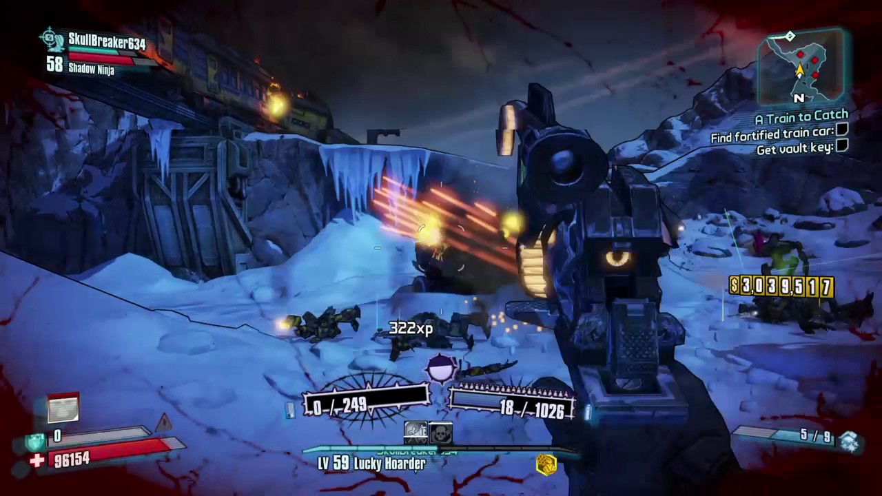 Borderlands 2 World Drop!! Pearlescent Butcher.