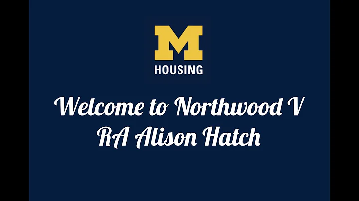Welcome to Northwood V - RA Alison Hatch
