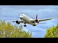 Widebody Airplanes - Plane Landings at London Heathrow - Myrtle Avenue