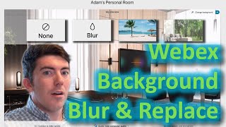 How to change background in webex