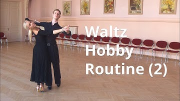 Waltz Hobby Lesson + Choreography (2) | Bounce Fallaway, Running Cross Chasse