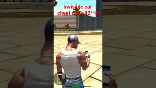 invisible car cheat code 8080//Indian car bike driving 3d//new update//new car //short viral op