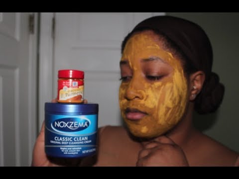 DIY | #NOXZEMA TUMERIC MASK FOR ACNE & DARK SPOTS | DominiqueDenésha