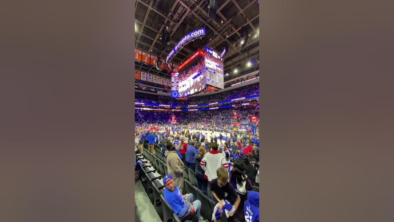 Philadelphia Sixers Opening Night Ticketmaster seats Wells Fargo Center