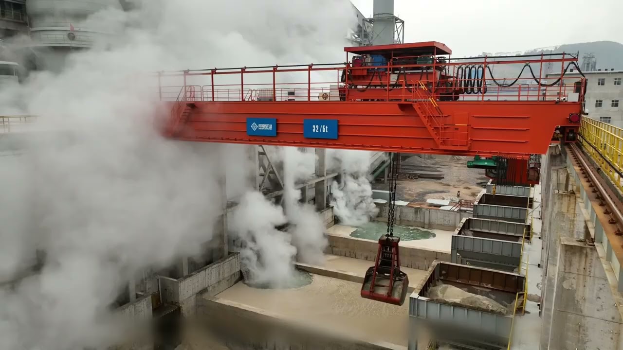 Henan mine research and development, intelligent grab crane