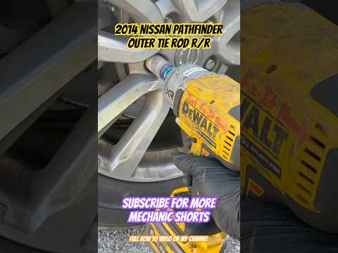 Nissan Pathfinder Outer Tie Rod RR #automobile #mechanic #nissan #car #diy #houston #mobilemechanic
