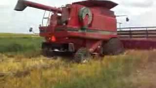 Tractor Combine Stuck