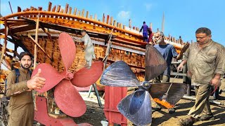 Complete procedure for making a boat and brass 4 blade propeller by hand without using power tools. by Amazing Thing Technology#1 356,646 views 2 months ago 48 minutes