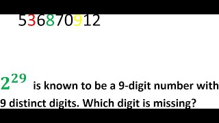 Binomial Expansion useful as a congruence reduction tool to solve fascinating missing digit Problem