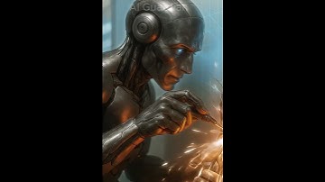 Humanoid Robot Rescues a Trapped Drone | AI Guardian Cinematic #shorts #robot #drone #ai #animation